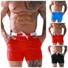 (Qunide) Mens Swim Trunk Swimwear Bathing Suit Swim Brief Square Leg Board Short