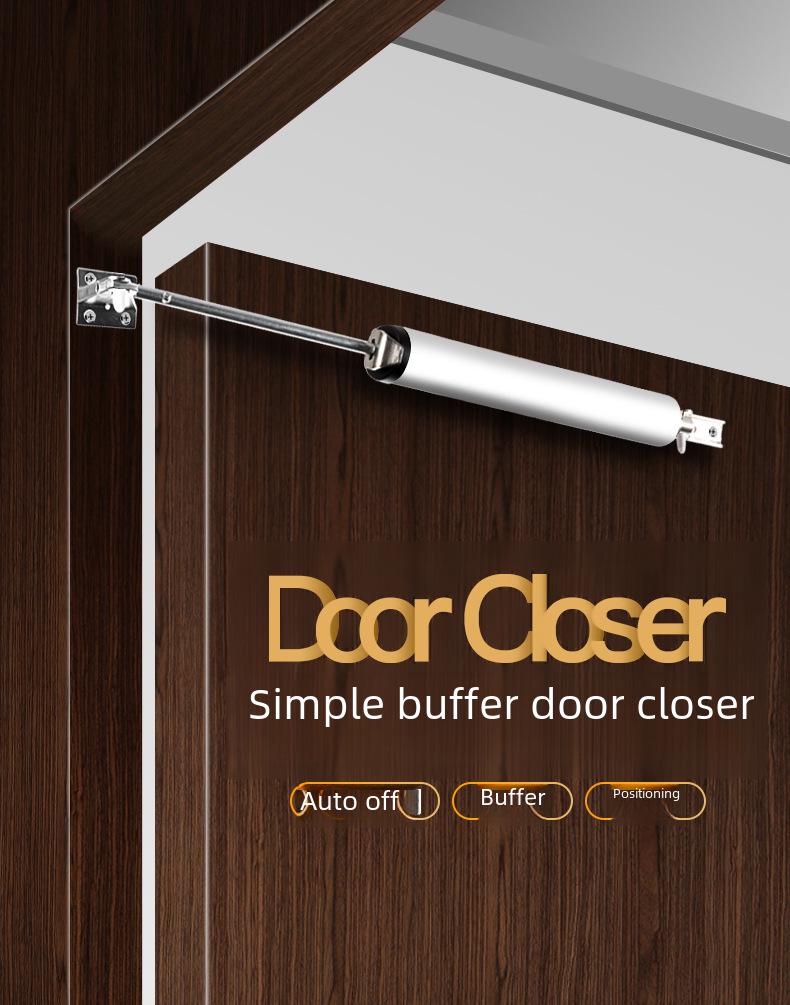 Automatic Silent Pneumatic Door Closer for Wooden Doors