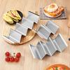Stainless Steel W-Shaped Taco & Pancake Holder Rack