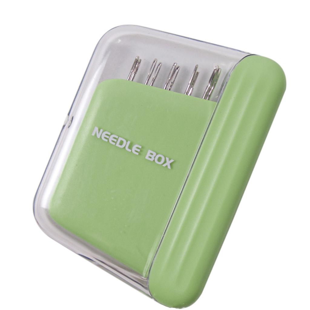 10Pcs Hand Sewing Needle Set with Magnetic Needle Holder Storage Box and Needle Threader for Sewing Quilting Needlework
