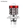 Motorcycle Headlight LED H4/H6 BA20D Hi/Low Dual Colors Headlight Projector Lens Bulb Motor Driving Lights DRL Scooter Front Lamp #469797