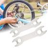 Stainless Steel Bike Hub Wrench 13/14/15/16/17/18/19/20MM Cycling Road Mountain Bicycle Hub Cone Adjuster Wrench Bicycle Repair Tools