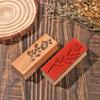 1PC Stamping Home Arts Standard Stamp Wooden Rubber Stamps DIY Vintage Grass Plants Scrapbooking