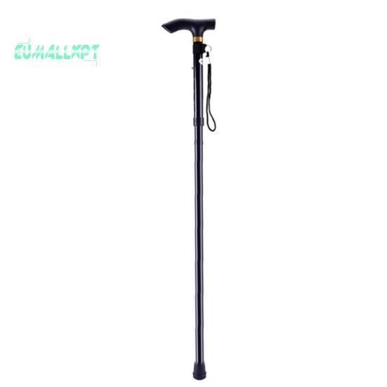 Walking Stick Anti Slip Multifunctional Aluminum Alloy Five-section Telescopic Collapsible Trekking Poles for Outdoor Mountaineering