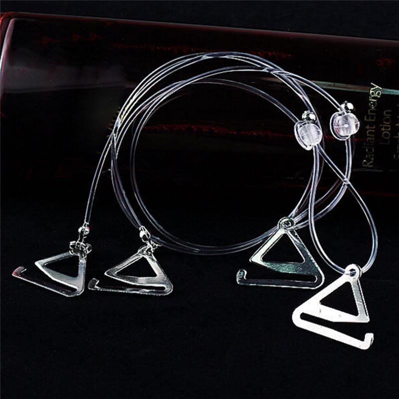 Women Adjustable Transparent Invisible Bra Straps Dress Underwear Accessories