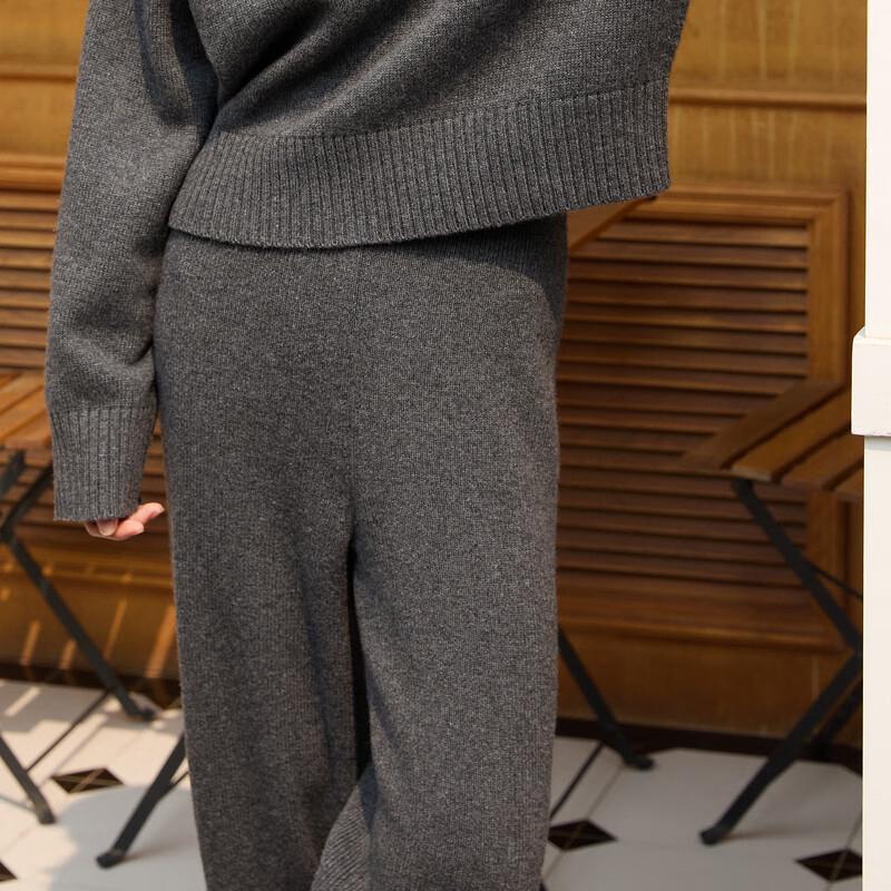 ELLASSAY Women's 99% Wool Straight-Leg Trousers