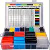 580pcs Heat Shrink Tubing Set, EVA Material, 6 Colors, 11 Sizes, Electrical Insulation & Wire Repair Kit, Durable Storage Case Included
