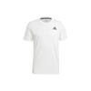 Solid Color Logo Sports Short Sleeve T-Shirt Men Tops White GR0517