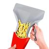 Portable Kitchen Multifunctional French Fry Shovel Chip Scoop Hygienic Burrs-free French Fries Shovel for Home Kitchen Gadget