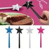 Magic Wand Star-Shaped Salt and Pepper Shakers, Plastic Seasoning Dispenser Set