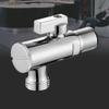 Stainless Steel Two Way Angle Valve Water Saving Washing Machine Faucet  Toilet Partner
