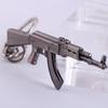 6CM Key Buckle Mini M4A1 AK47 Pendant Metal Keychain Keyring Pendant Gift