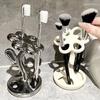 Space Saving Toothpaste Stand Flower Shaped Tooth Brush Storage Racks  Desktop