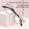 Ladies Trendy Style Reading Glasses New Fashion Cat Eye Hyperopia Blue Light Blocking Computer Glasses Prescription Eyewear +1.5