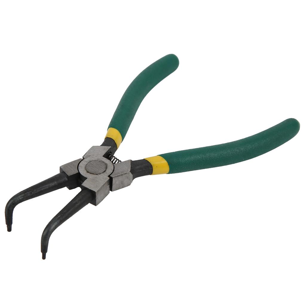Circlip Pliers Bent Internal Pliers Tool Steel Spring Loaded Handle Snap Ring Pliers Hand Tool
