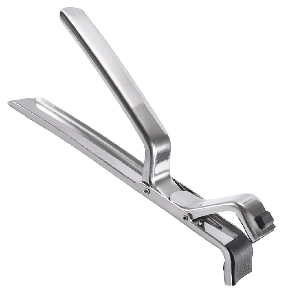 Pans Anti-scald Clip for Bowl Hot Dish Gripper Fixture Pizza Plate Lifter Silver