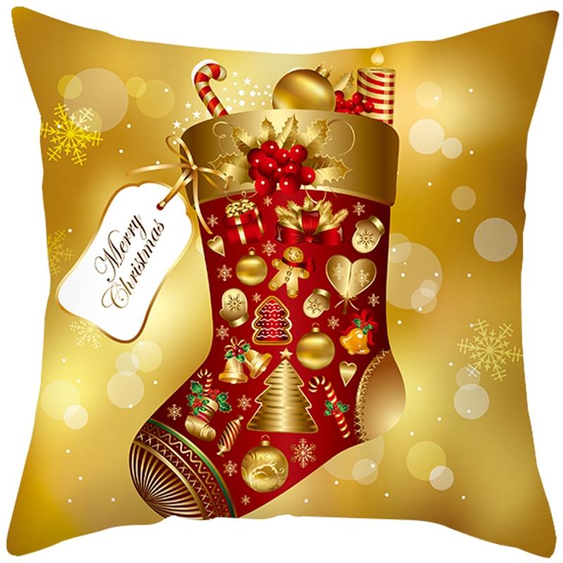Santa Pillowcase Happy New Year Xmas Gifts Christmas Decor for Home Merry Christmas Ornament Navidad Natal Xmas Gifts