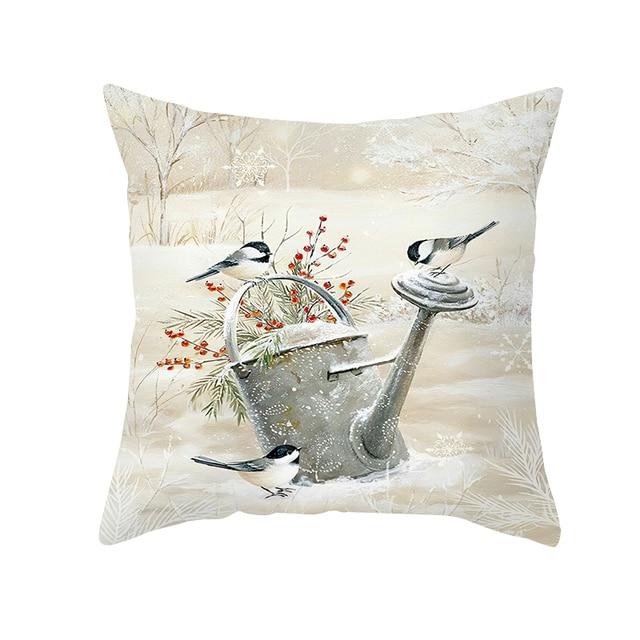 Christmas Ornament Navidad Noel Xmas Gifts Christmas Cushion Cover Merry Christmas Decorations for Home