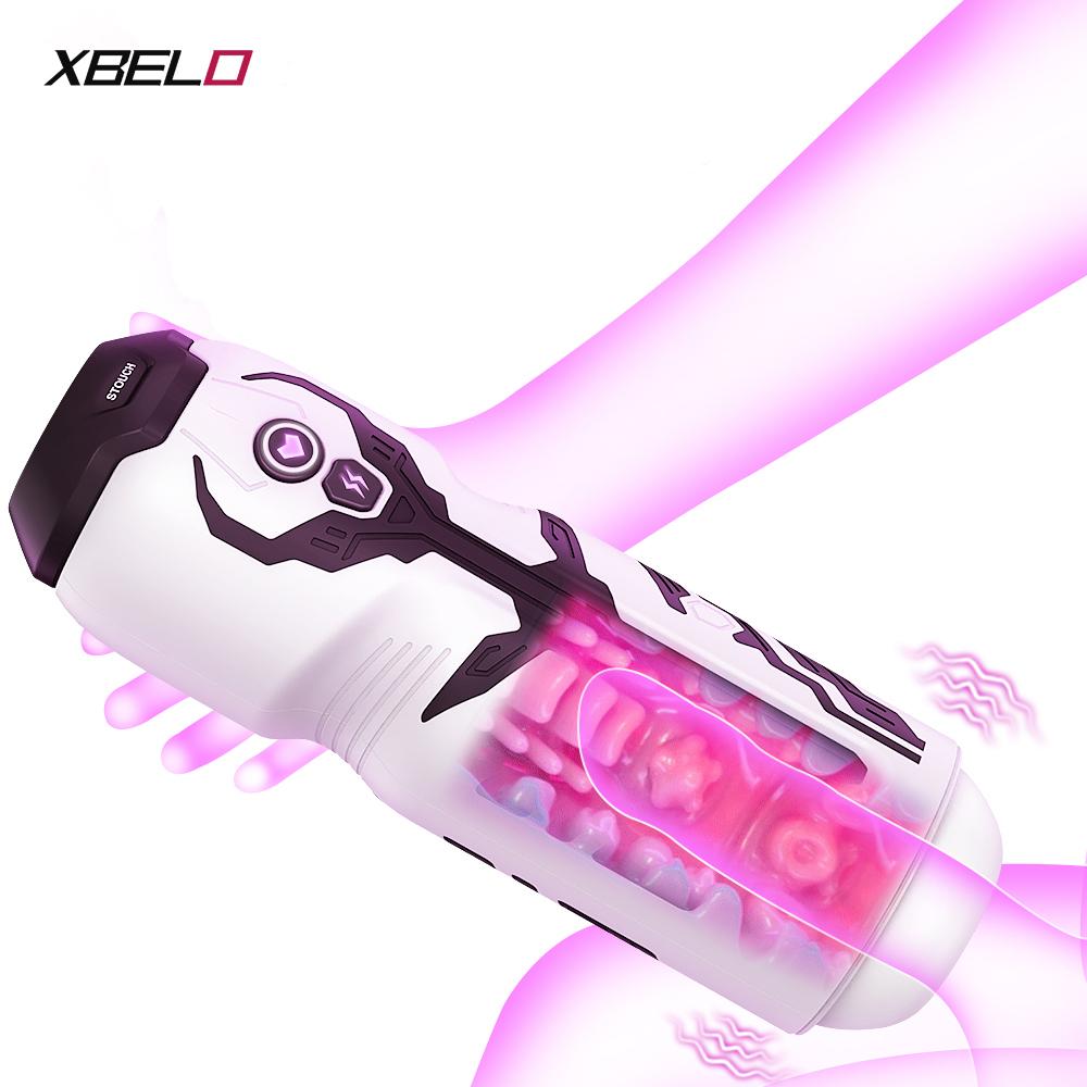 Automatic Male Masturbator Sucking Machine Vibration Blowjob Silicone Masturbation Cup Adult Goods Sex Toy for Men 18+