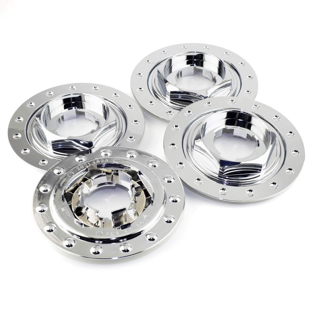 Wheel Center Cap 150mm 4pcs Plated Silver Wheel Cover Center Cover