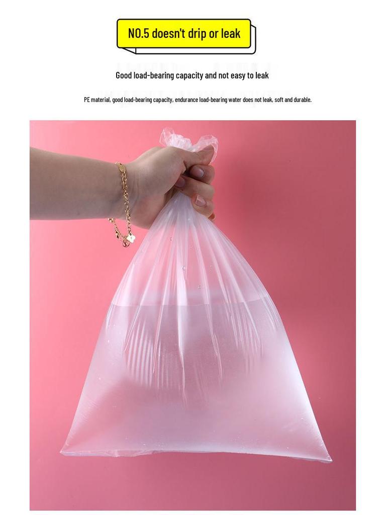 Transparent Food-Grade Fresh-Keeping Bags with Easy-Tear Design