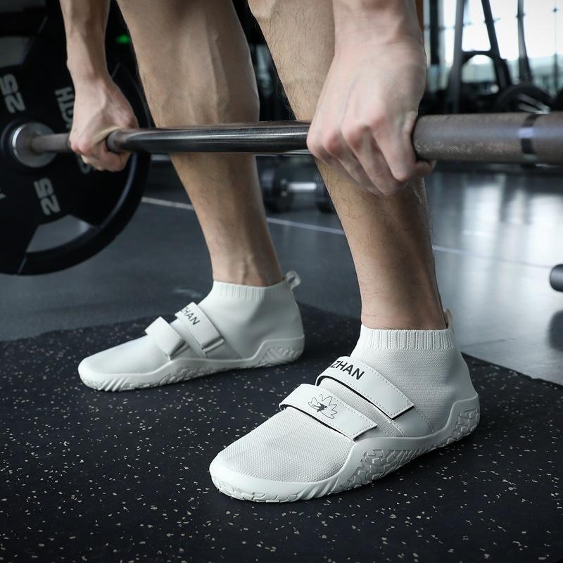 Sports Fitness Shoes Weightlifting Training Sumo Squat Deadlift Shoes Legs Yoga Shoes Men's and Women's Casual Driving Shoes