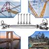 5PCS 304 Stainless Steel Rigging Screws Jaw and Jaw Turnbuckles Tightening Hardware For Stage Lighting Tent Safety Rope