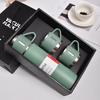 500ML 304 Stainless Steel Vacuum Insulated Bottle Gift Set Office Business Style Coffee Mug Thermos Bottle Portable Flask Carafe