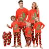 Print Cute Family Set Pajamas, Home Clothes, Family Set Long Sleeve Top Pants Set