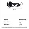 Halloween Black Flower Mask Masquerade Party Lace Half Face Mask Eye Mask Makeup Night Mask
