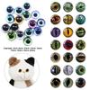 20pcs/10pairs Crystal Puppet Crystal Eyes 6mm-20mm Glitter Crystal Eyes  DIY Doll Accessories