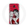 Case - La Casa De Papel - Samsung Galaxy J7 2017 - Soft - Red - Protection