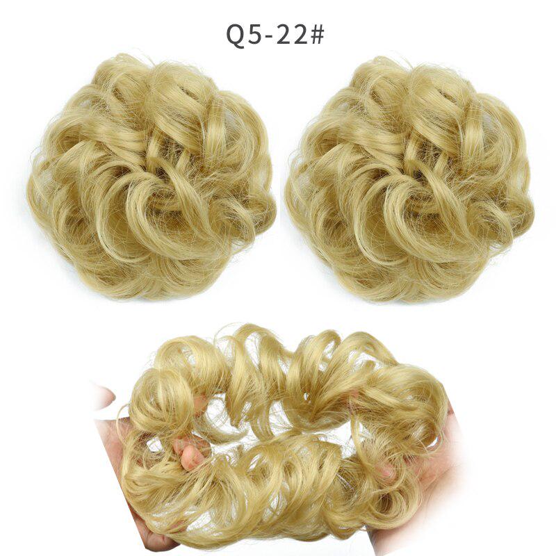Women Ladies New Pony Tail Messy Curly Hair Extension Bun Hairpiece Scrunchie