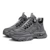 Men’s Black Deserts Shoes Casual Hiking Boots Grey Outdoor Sport Boots Plus Size High Top Sneakers