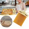 Pizza Sliding Shovel with Wooden Handle Double-Sided Wood Pizza Spatula Non-Stick Paddle for Indoor Outdoor Ovens
