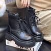Martin Boots Women's 2025 Autumn New British Style Heightened Platform Versatile Locomotive Boots Large Size Short Boots Women's Single Boots