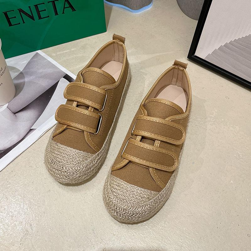 Female Footwear Espadrilles Women's Shoes Loafers Round Toe With Stylish New In Spring Designer Autumn Vulcanized For Shoe
