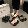 Stepping On Shit-feeling Thick-soled Slippers for Women's Summer Wear 2025 New Non-stinky Foot Drag Seaside Beach Home Sandals
