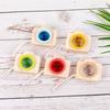 Useful with Hanging Rope Colors Cognition Exquisite Workmanship Parent-child Interactive Wooden  Camera Kaleidoscope Toy for Baby