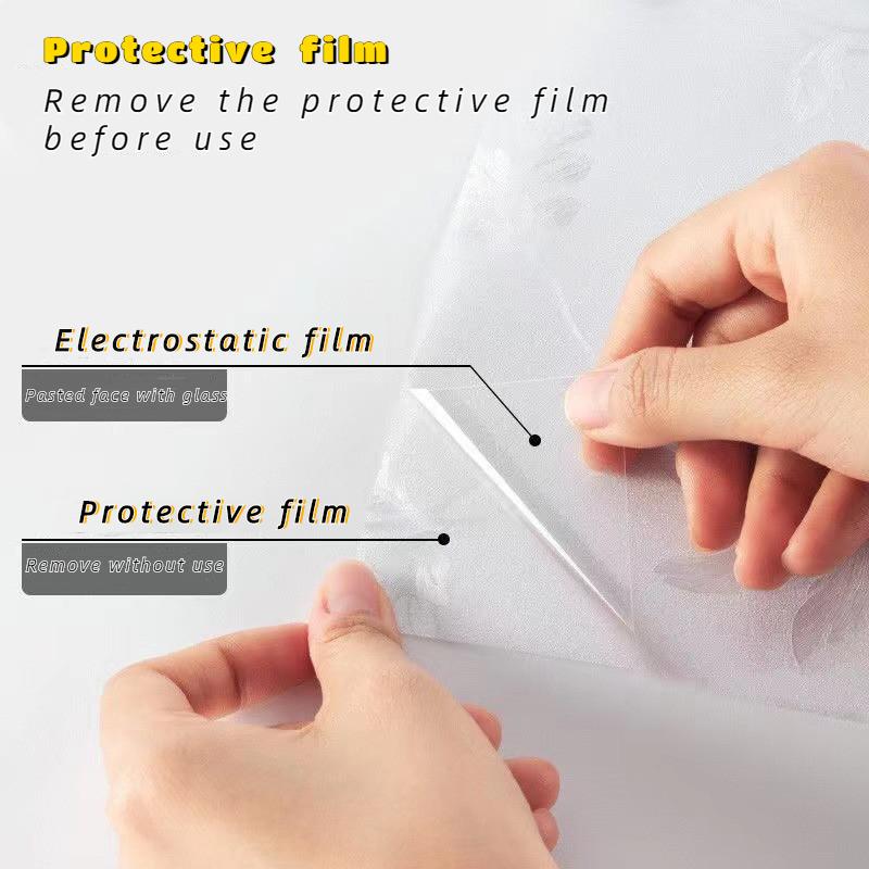 Home Window Frosted Glass Sticker Transparent Opaque Bathroom Bathroom Anti-peep Film Anti-light Stickers