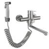 304 Stainless Steel Dual-Use Kitchen Faucet: Hot/Cold, Floor-Standing, Thickened for Vegetable Sink