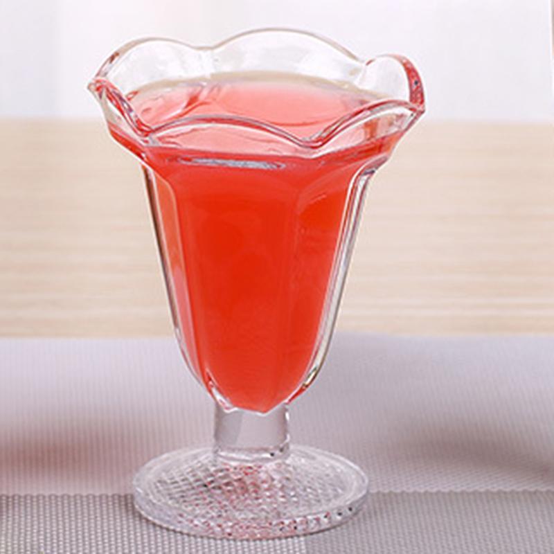 7oz 205ml Versatile Dessert Cup Household Drinkware Creative Cocktail Glass Transparent Sundae Ice Cream Cups Drinks for Party