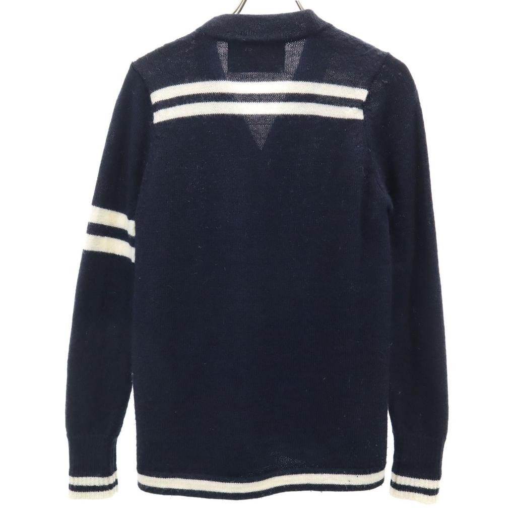 HYSTERIC GLAMOUR Long Sleeve Cardigan F Navy System Knit Women Used