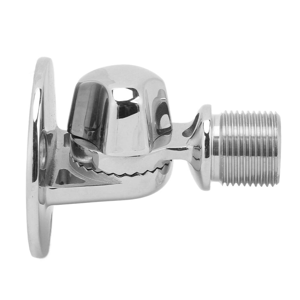 1in Ratchet Rail Mount Adjustable 316 Stainless Steel Screw Type Rustproof Antioxidation for Boat Yacht