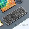 Thin Bluetooth+2.4G Bluetooth Keyboard Set Wireless Rechargeable Keyboard Set for Tablet iPad iPhone Laptop Macbook Russia