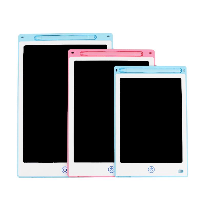 8.5, 10, 12-Inch LCD White Drawing Board for Kids - Educational Handwriting Blackboard Toy
