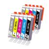 Compatible Canon Ink Cartridges Set for PIXMA Individually and Features a Remaining Ink Level BCI-381XL/380XL (BCI-381XL/380XL, BCI-381XLBK, C, M, Y,
