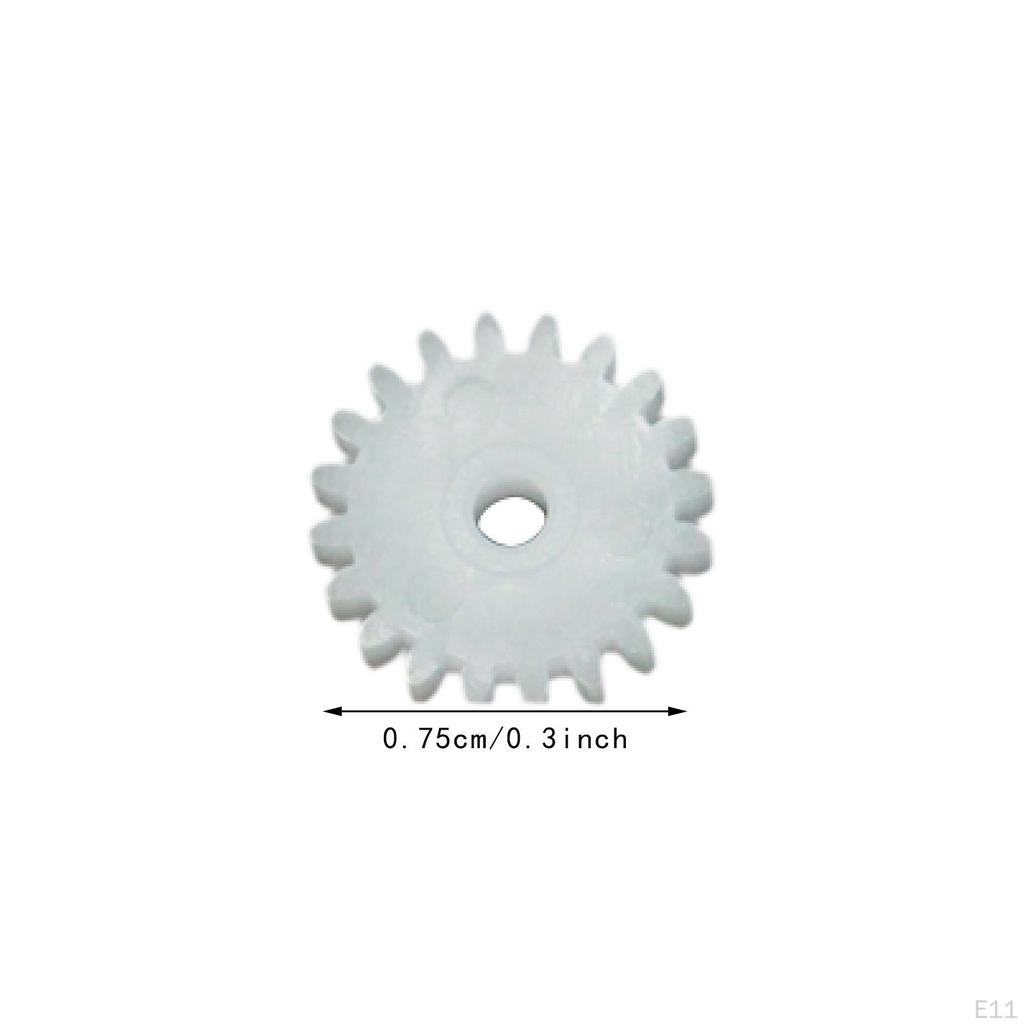10 Pieces Transmission Gear Electric Train Accessories Single Layer for 1/87