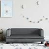 VidaXL Children's Sofa Dark Grey 80x45x30 Cm Velvet 3196307