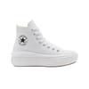 (w) Chuck Taylor All Star Move High White